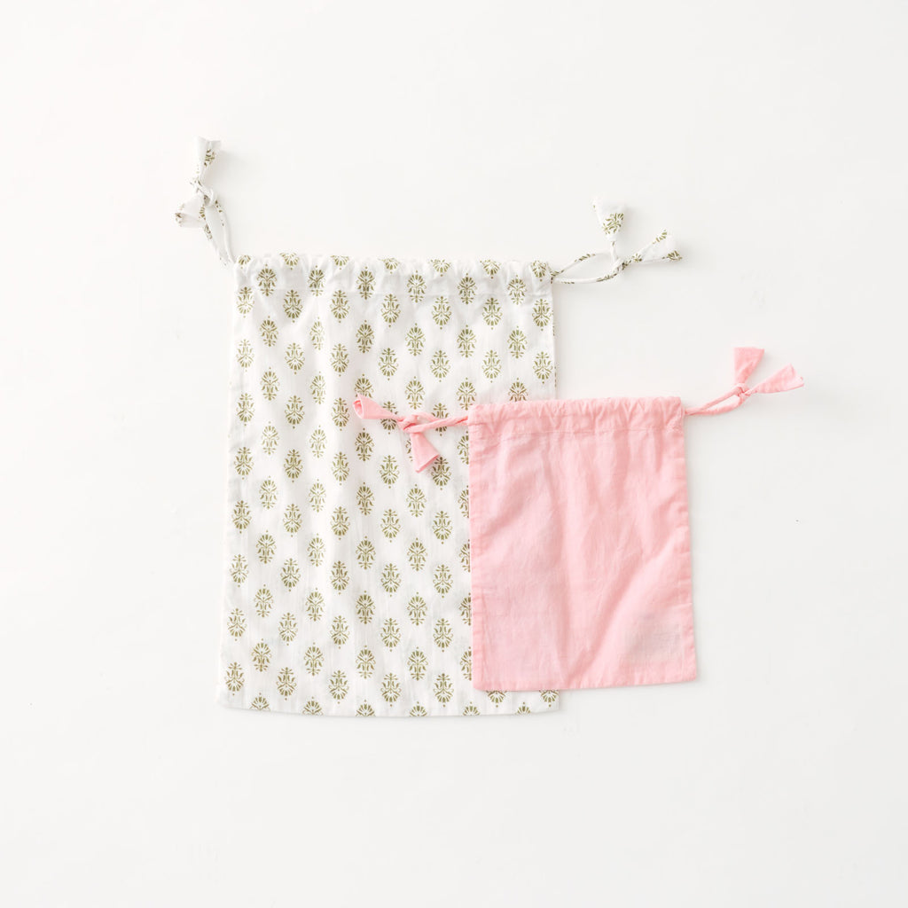 〈くらすこと別注〉miiThaaii ドローストリングバッグ SMセット