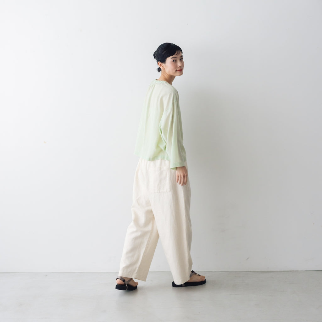 KURASUKOTO Atelier Wardrobe 大人のキュプラ混ブラウス