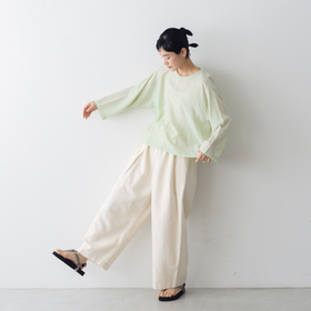 KURASUKOTO Atelier Wardrobe 大人のキュプラ混ブラウス