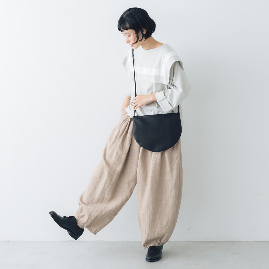 くらすこと レザーフラットショルダー