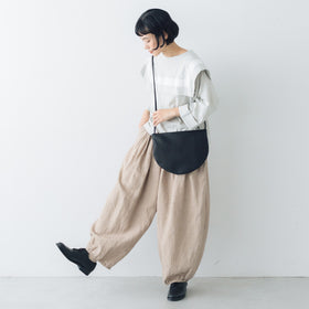 くらすこと レザーフラットショルダー