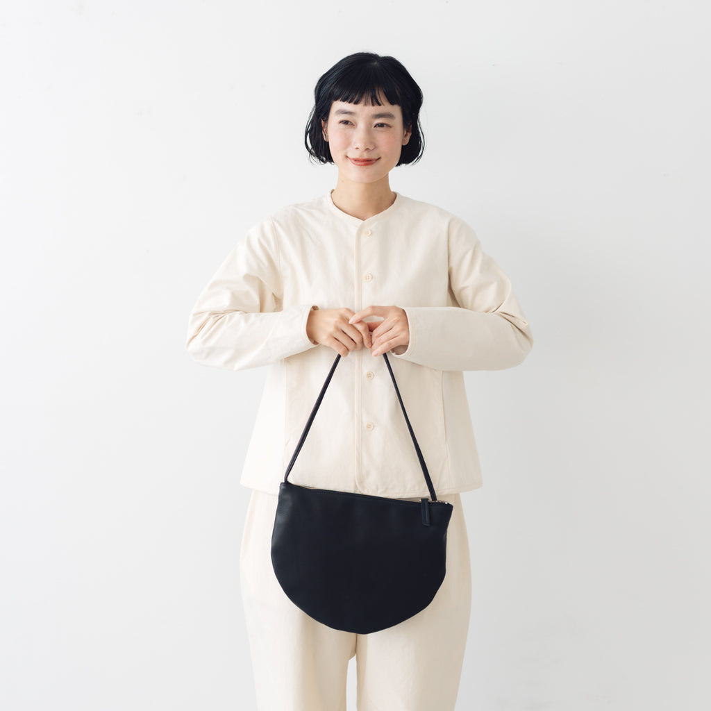 くらすこと レザーフラットショルダー