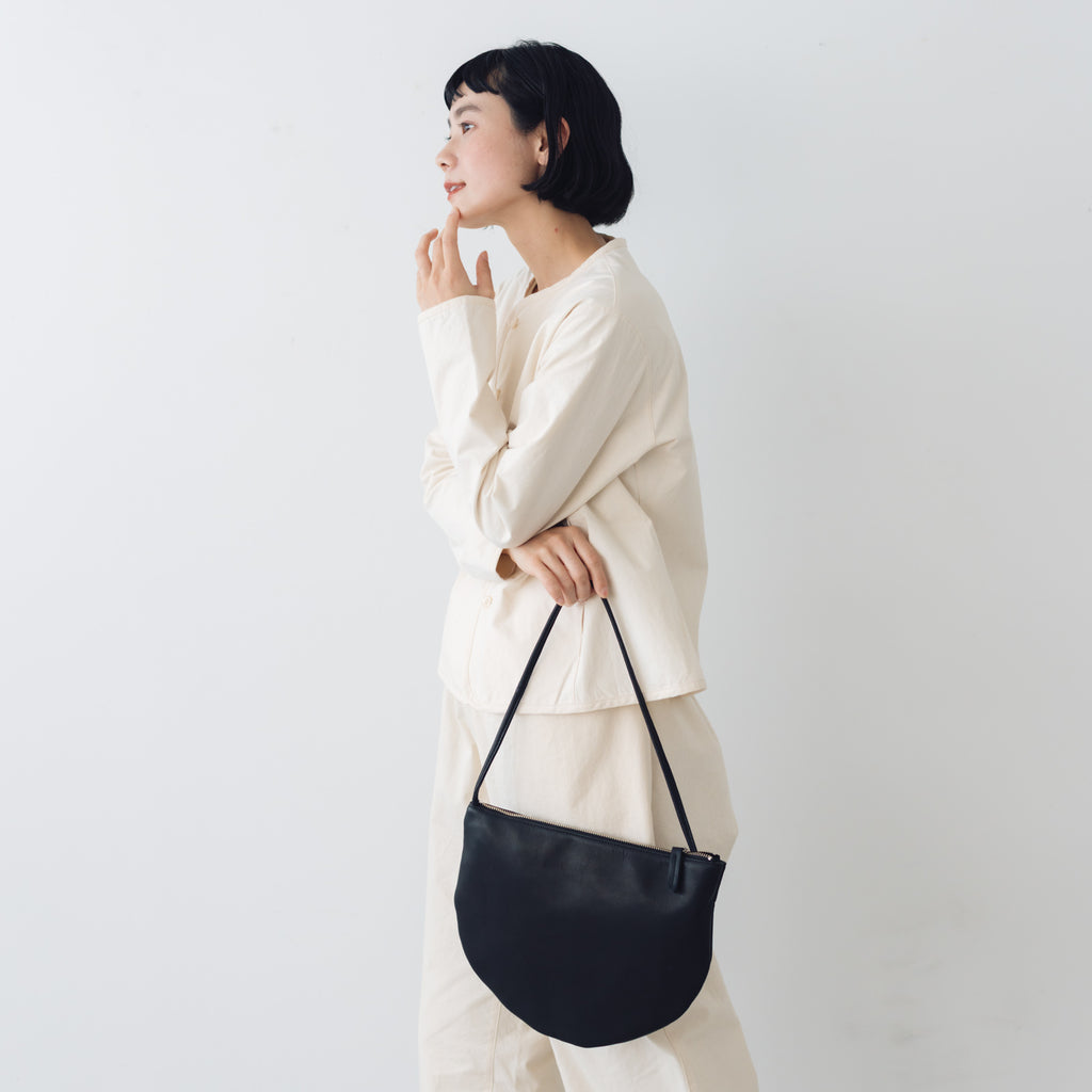 くらすこと レザーフラットショルダー