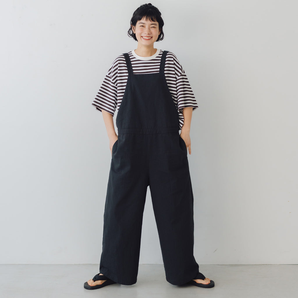 くらすこと すっきりまとまるブラックサロペット