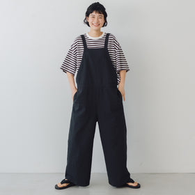 くらすこと すっきりまとまるブラックサロペット