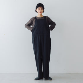 くらすこと すっきりまとまるブラックサロペット