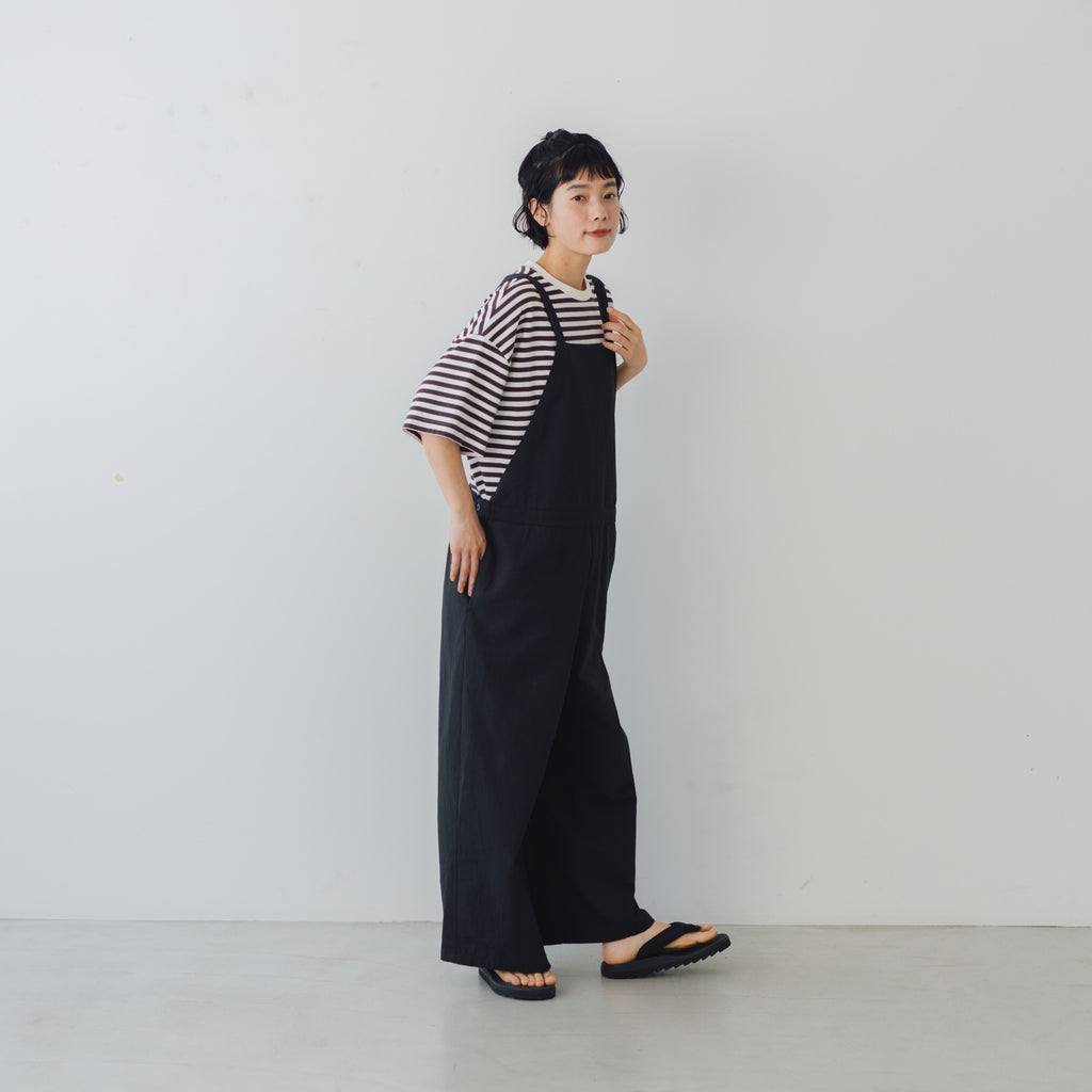 くらすこと すっきりまとまるブラックサロペット