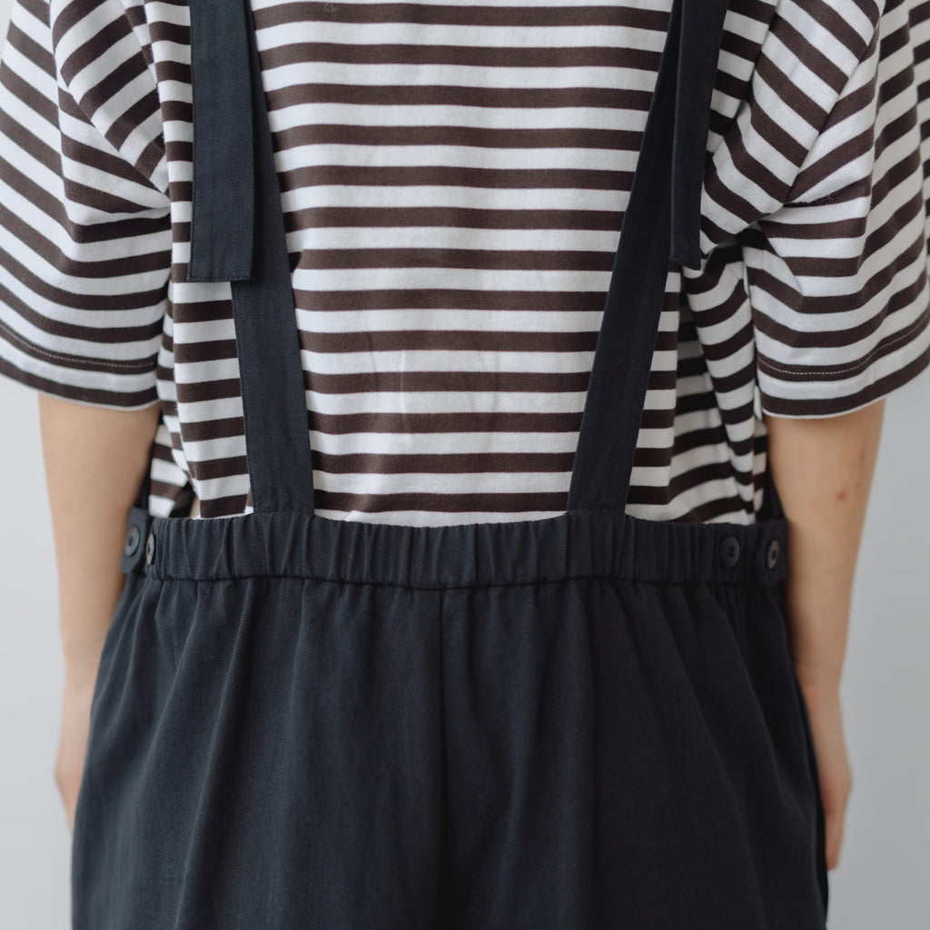 くらすこと すっきりまとまるブラックサロペット