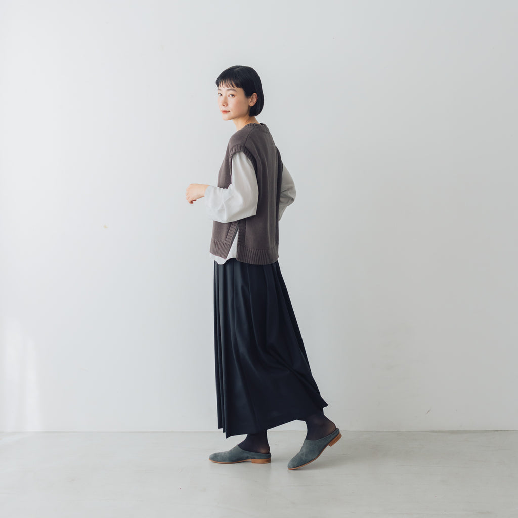 くらすこと コットンニットベスト