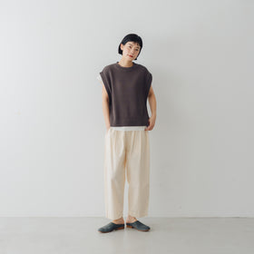 くらすこと コットンニットベスト