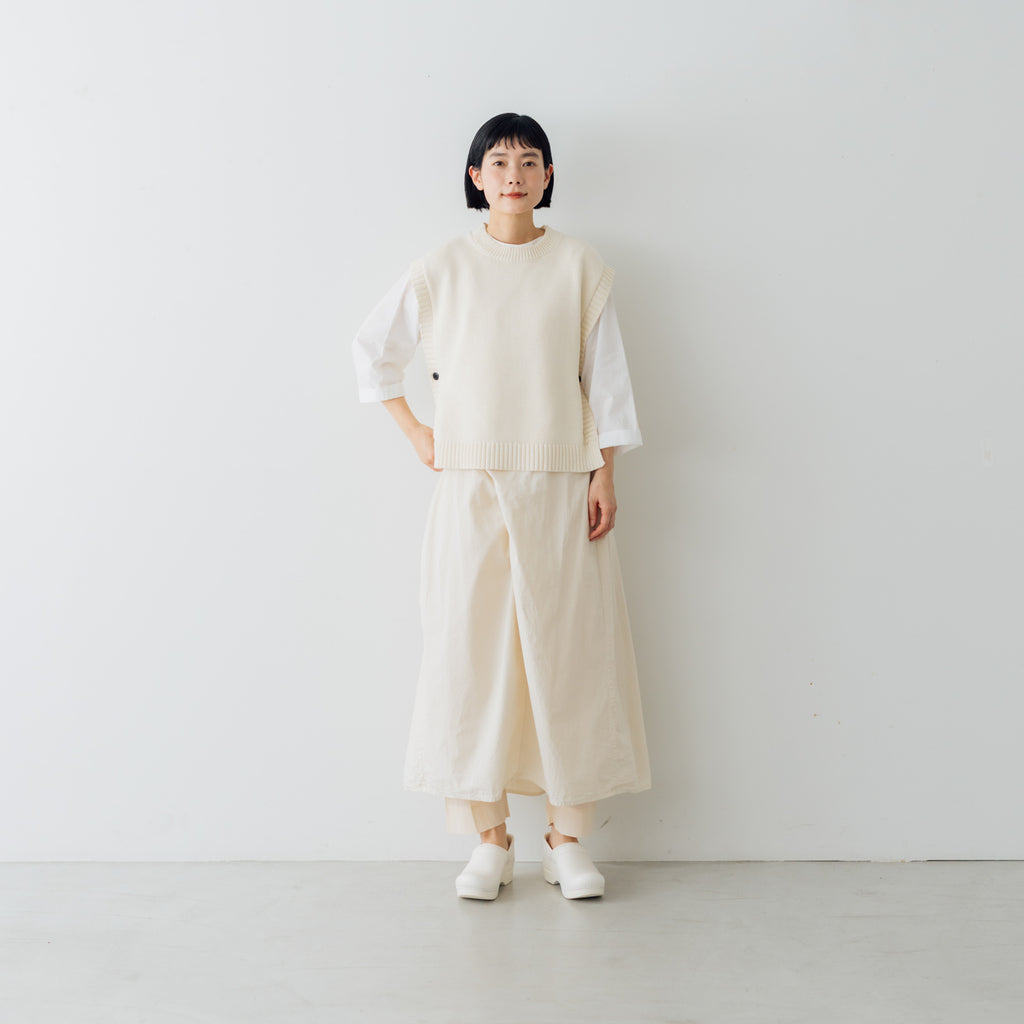 くらすこと コットンニットベスト