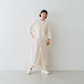 くらすこと コットンニットベスト