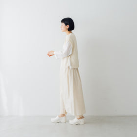 くらすこと コットンニットベスト