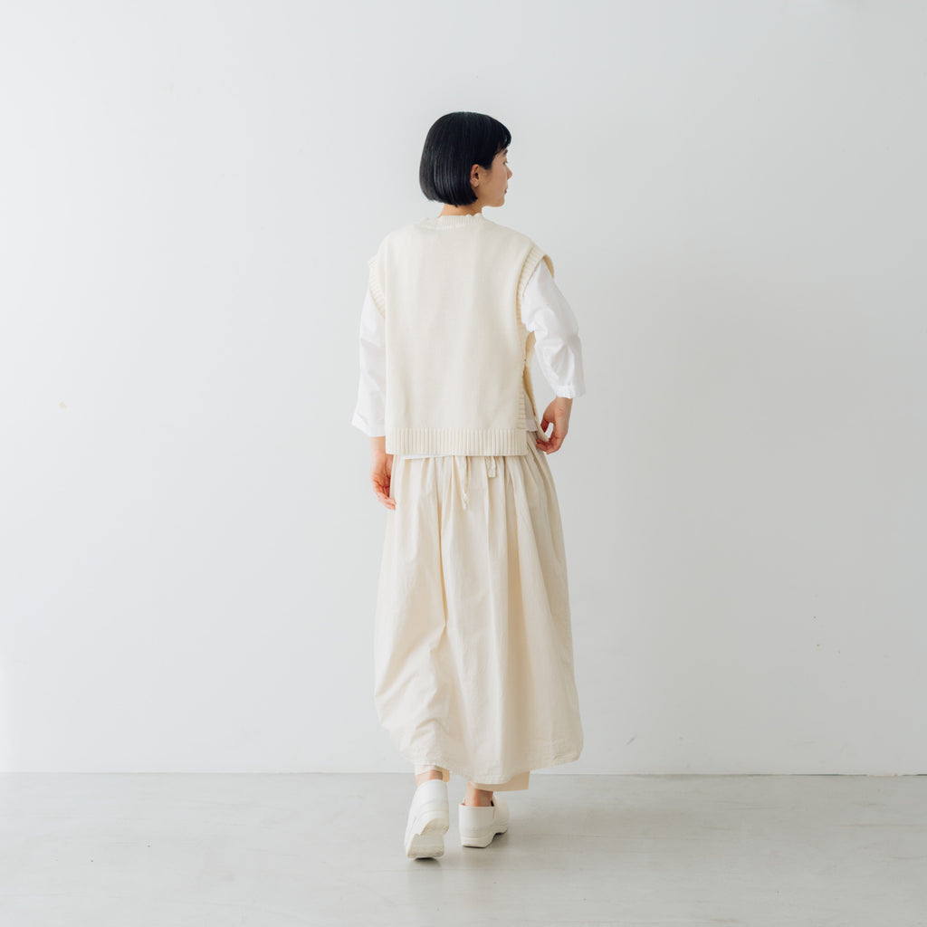 くらすこと コットンニットベスト