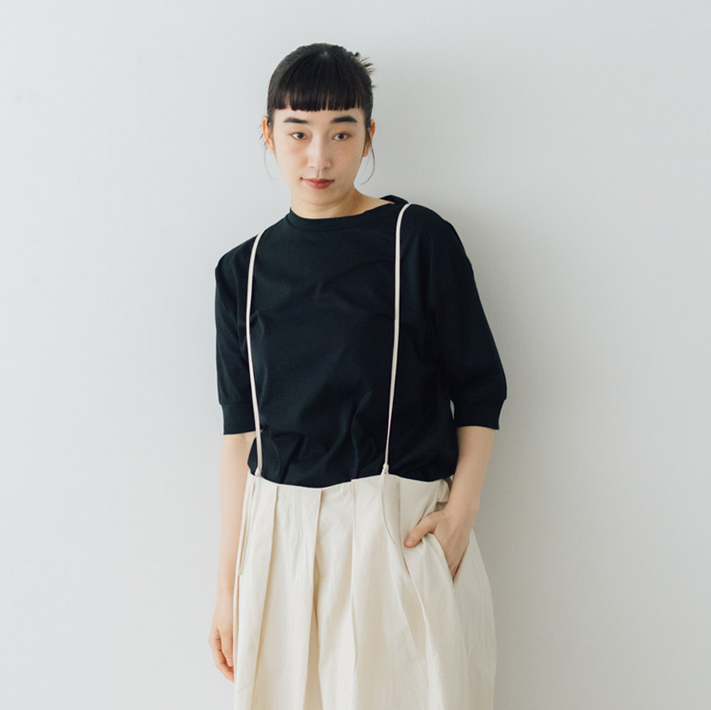 くらすこと ＋to コットンハーフスリーブカットソー