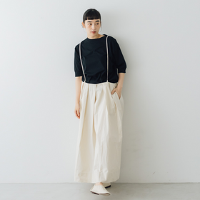 くらすこと ＋to コットンハーフスリーブカットソー