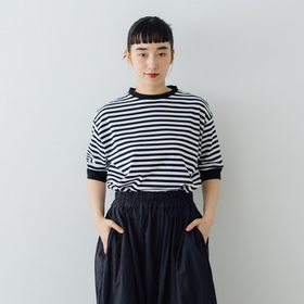 くらすこと ＋to コットンハーフスリーブカットソー