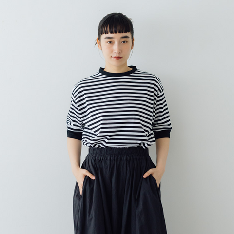 くらすこと ＋to コットンハーフスリーブカットソー