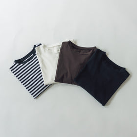 くらすこと ＋to コットンハーフスリーブカットソー