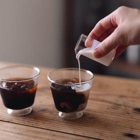 クラフトユー 耐熱の高台グラス