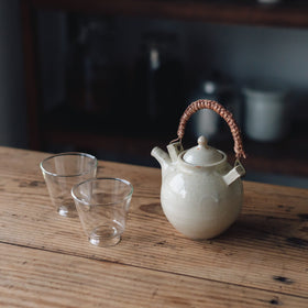 クラフトユー 耐熱の高台グラス