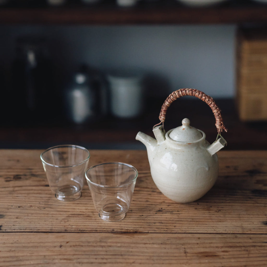 クラフトユー 耐熱の高台グラス