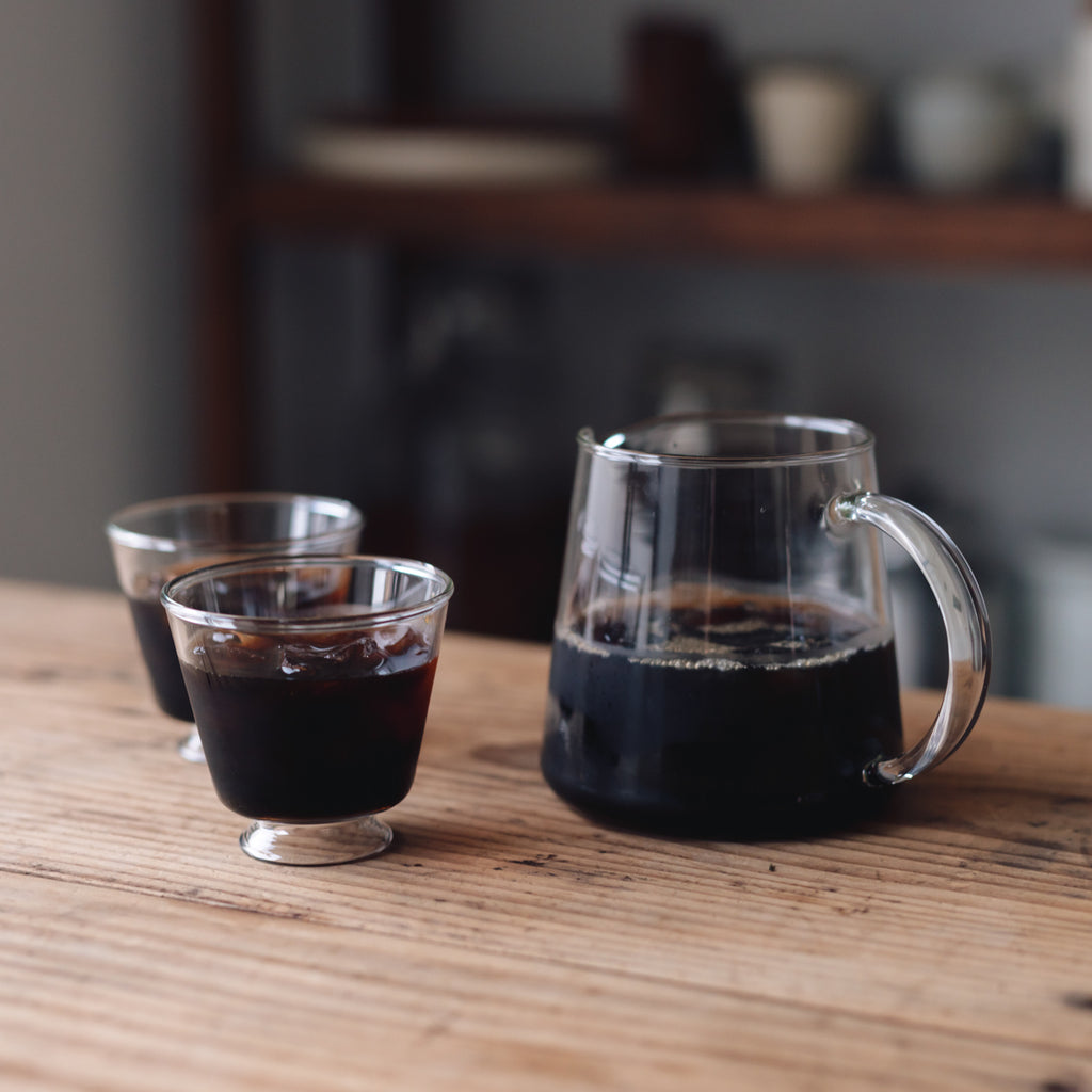 クラフトユー 耐熱の高台グラス