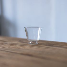 クラフトユー 耐熱の高台グラス