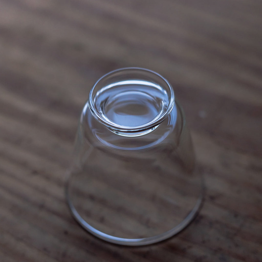 クラフトユー 耐熱の高台グラス