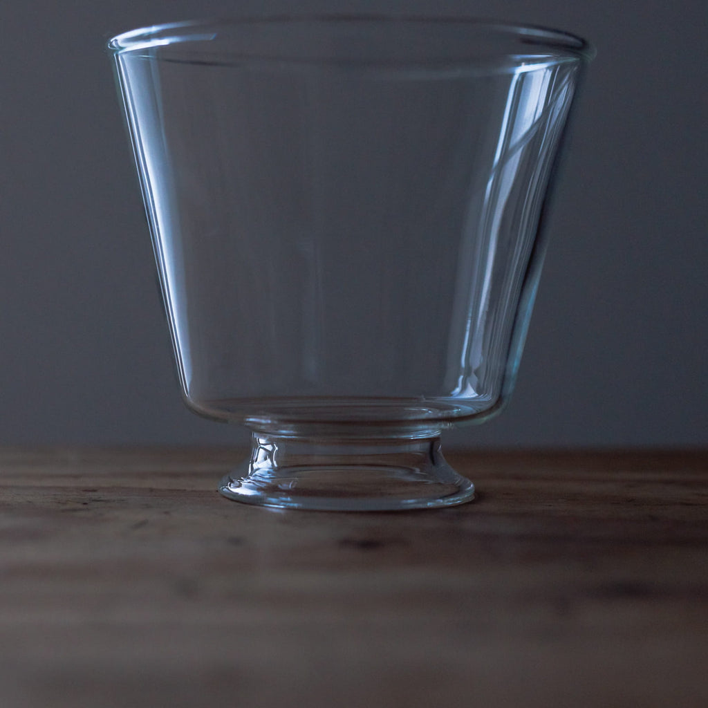 クラフトユー 耐熱の高台グラス