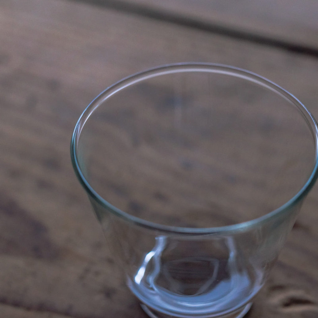 クラフトユー 耐熱の高台グラス