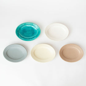 Awabi ware オーバル皿 M