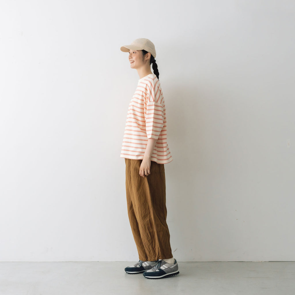 Laboratory ドルマンスリーブデラヴェボーダーTシャツ