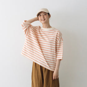 Laboratory ドルマンスリーブデラヴェボーダーTシャツ