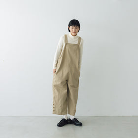 Laboratory LABOUR サロペット ベージュ