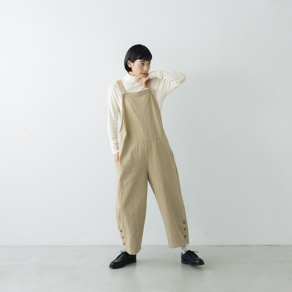 Laboratory LABOUR サロペット ベージュ