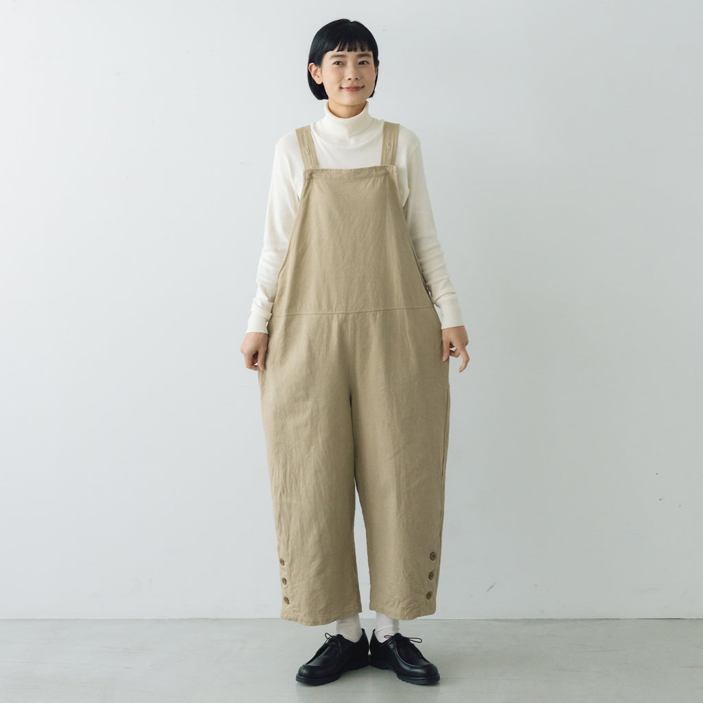 Laboratory LABOUR サロペット ベージュ