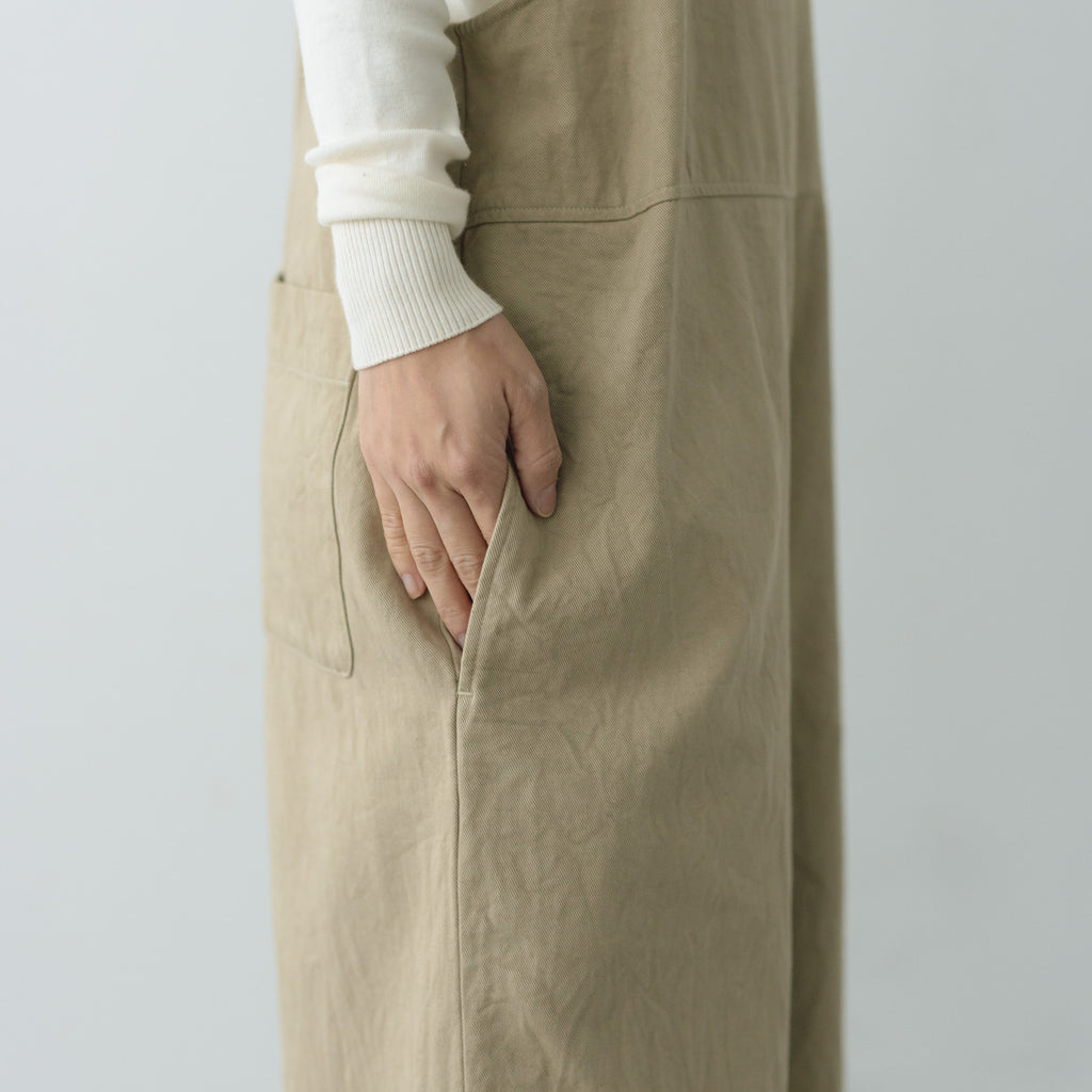 Laboratory LABOUR サロペット ベージュ