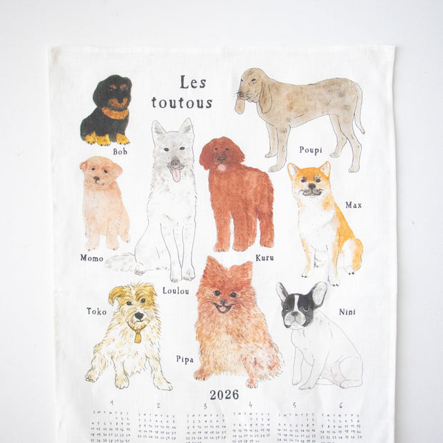 fog linen work 2026 リネンカレンダー