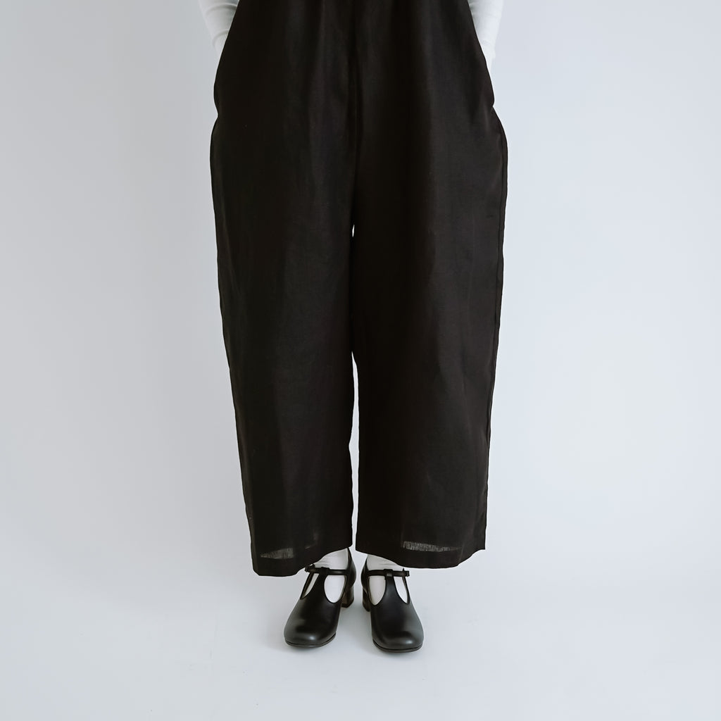 fog linen work サブリーナ サロペット ブラック