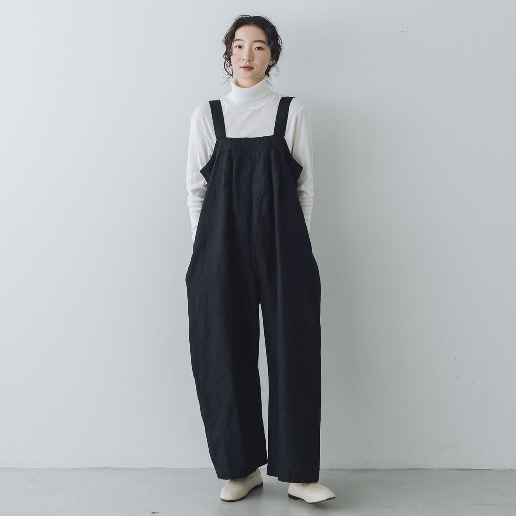 fog linen work サブリーナ サロペット ブラック