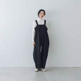 fog linen work サブリーナ サロペット ブラック