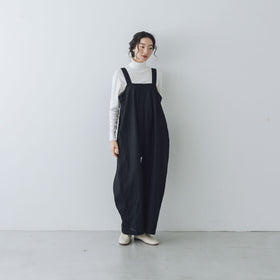 fog linen work サブリーナ サロペット ブラック