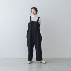 fog linen work サブリーナ サロペット ブラック