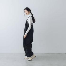 fog linen work サブリーナ サロペット ブラック