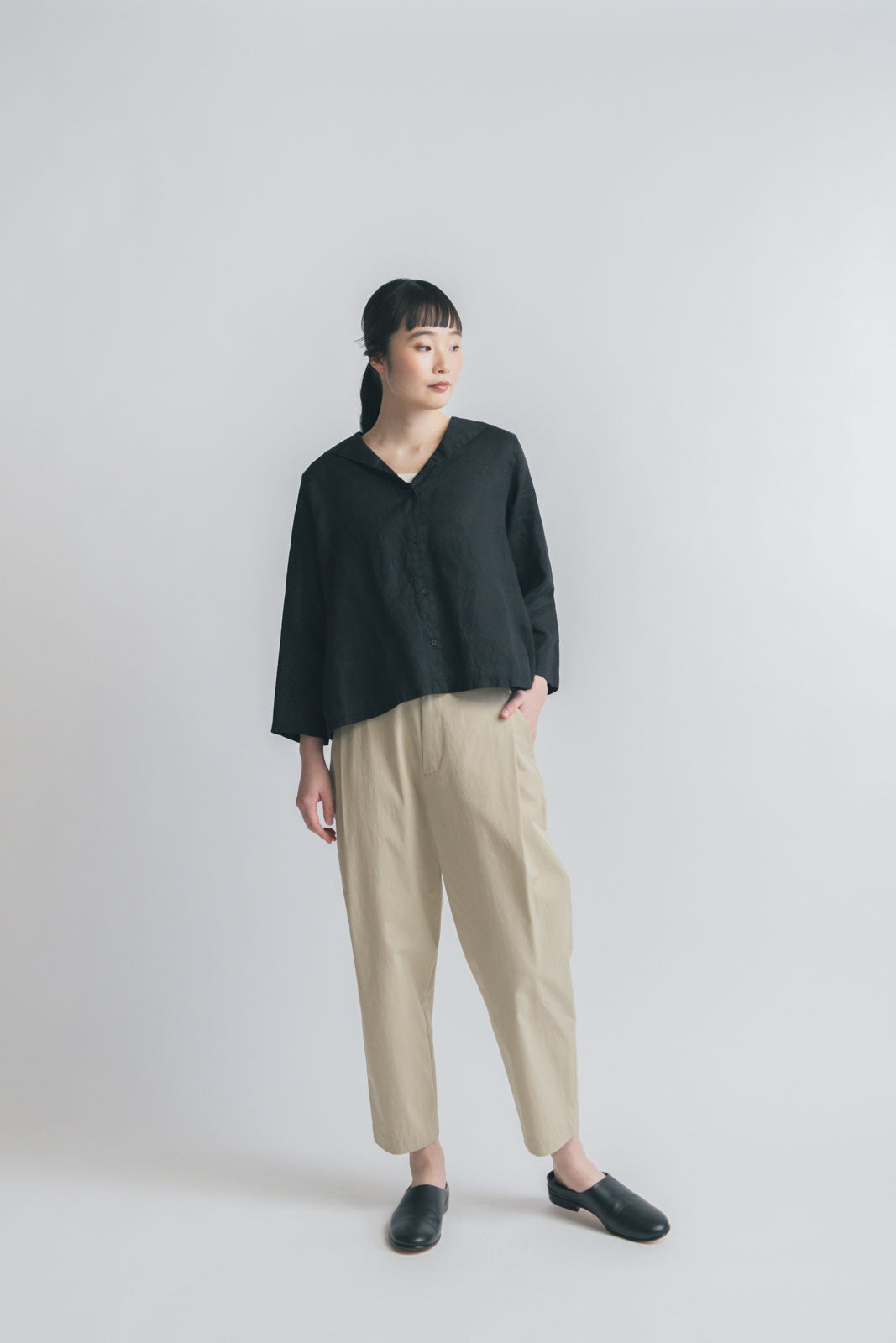 nicholson & nicholson パンツ SAND-GABA