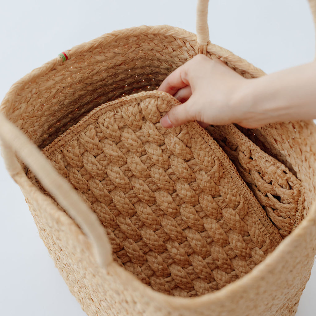AMPIANA Marche bag ナチュラル［期間限定販売］