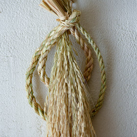 しめ飾り 宝珠赤米白穂