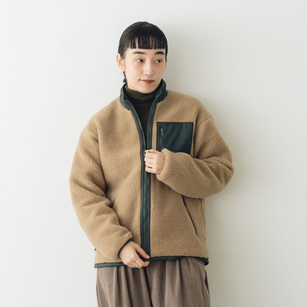 THE NORTH FACE リバーシブルエクストリームパイルフリースジャケット クラシックカーキ×アルパイン（XS）