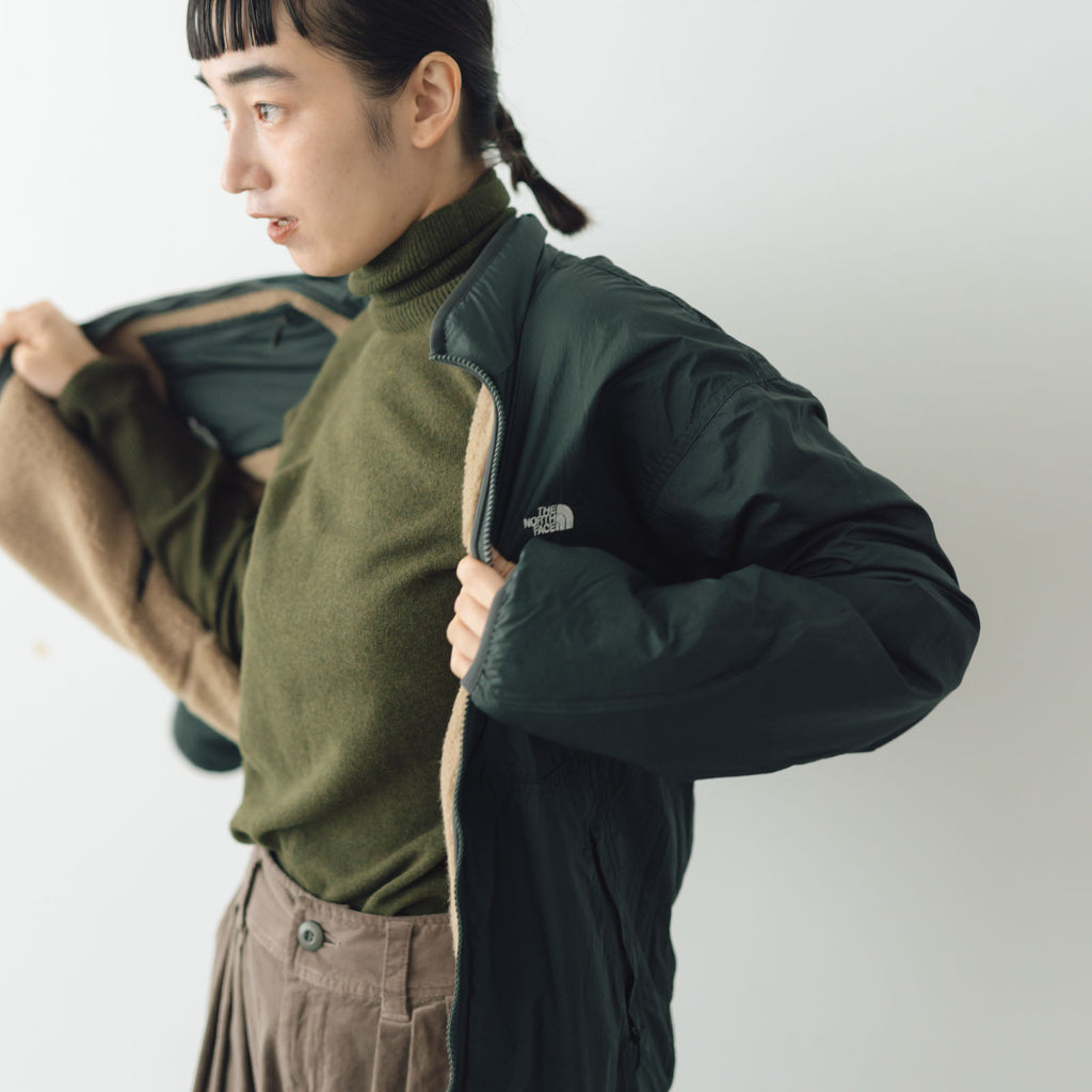 THE NORTH FACE リバーシブルエクストリームパイルフリースジャケット クラシックカーキ×アルパイン（XS）